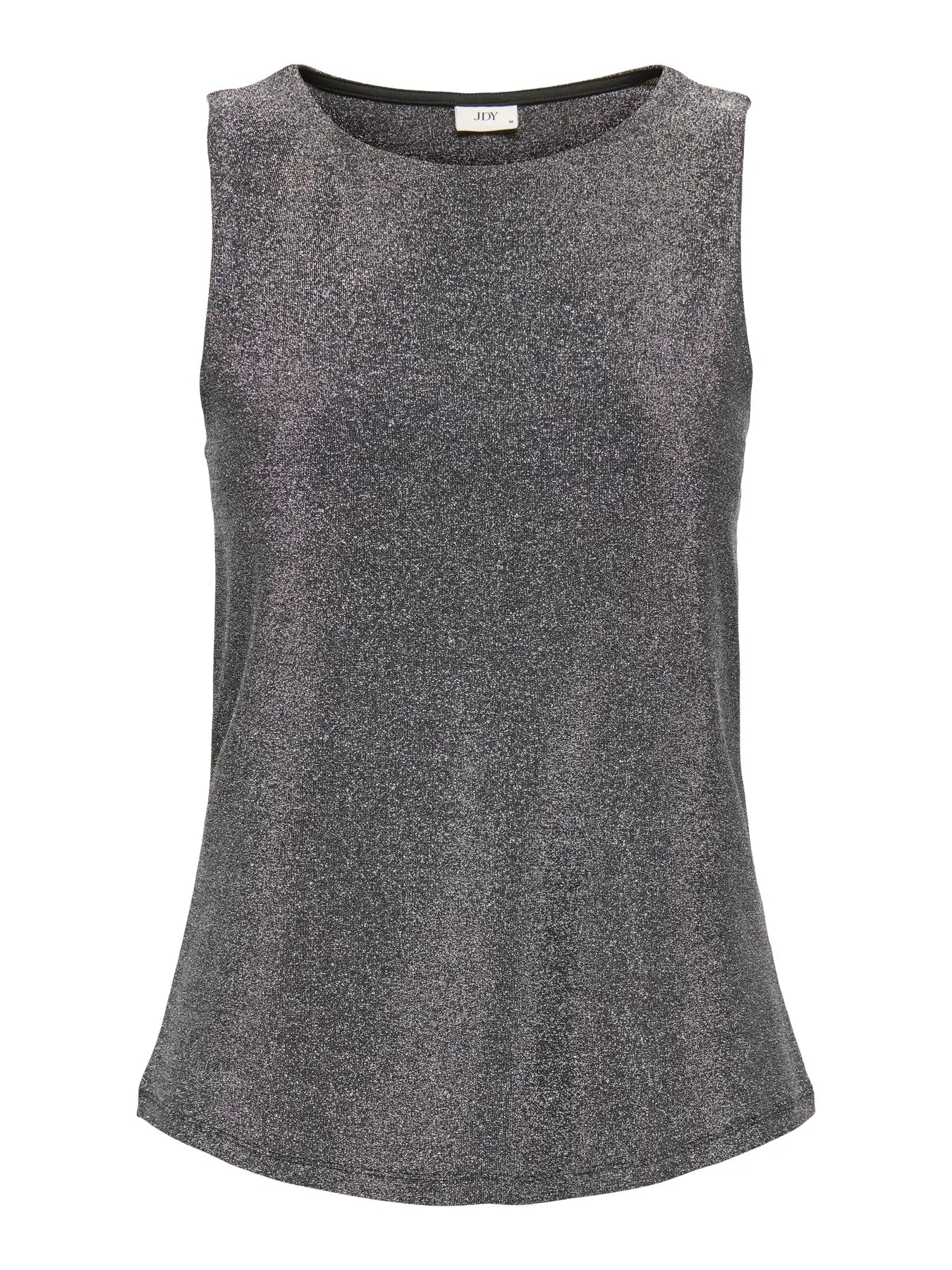 JDYANNI S/L O NECK TANK TOP JRS DIA silver