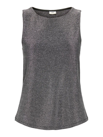 JDYANNI S/L O NECK TANK TOP JRS DIA silver