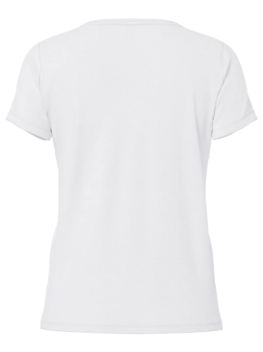 PCNEW BILLY TEE EMB JRS NOOS BC Bright White GOLD HEART OUTLINE 556