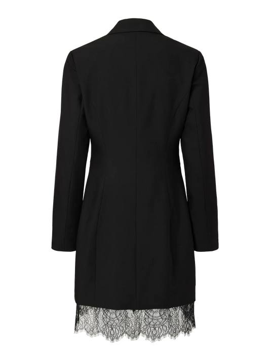 PCEBBA BLAZER DRESS W. LACE DETAIL