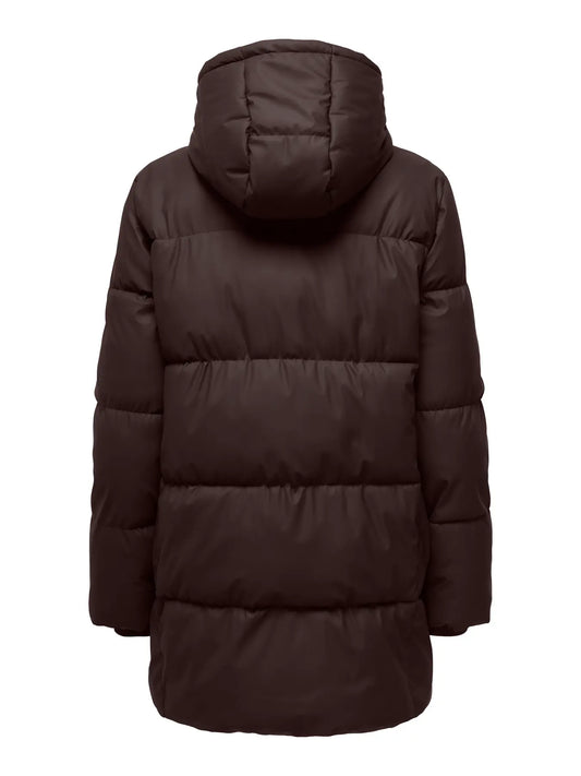 JDYKAMMA WATER REP PUFFER OTW SIJ Chocolate Torte
