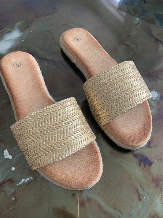 Amna slippers gold BL333