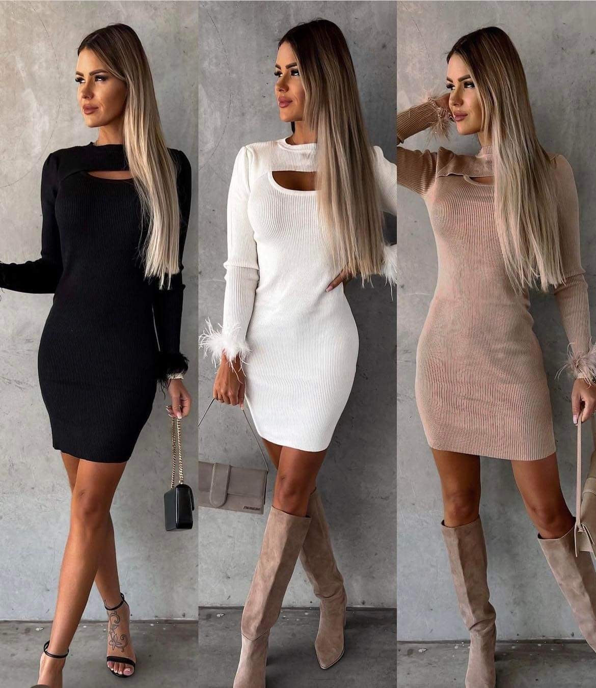 Anetta dress Beige 7736