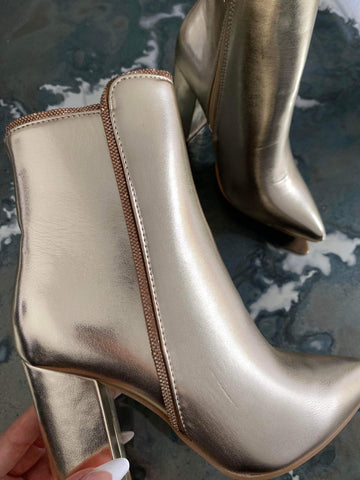 Bridget boots Golden -9535A