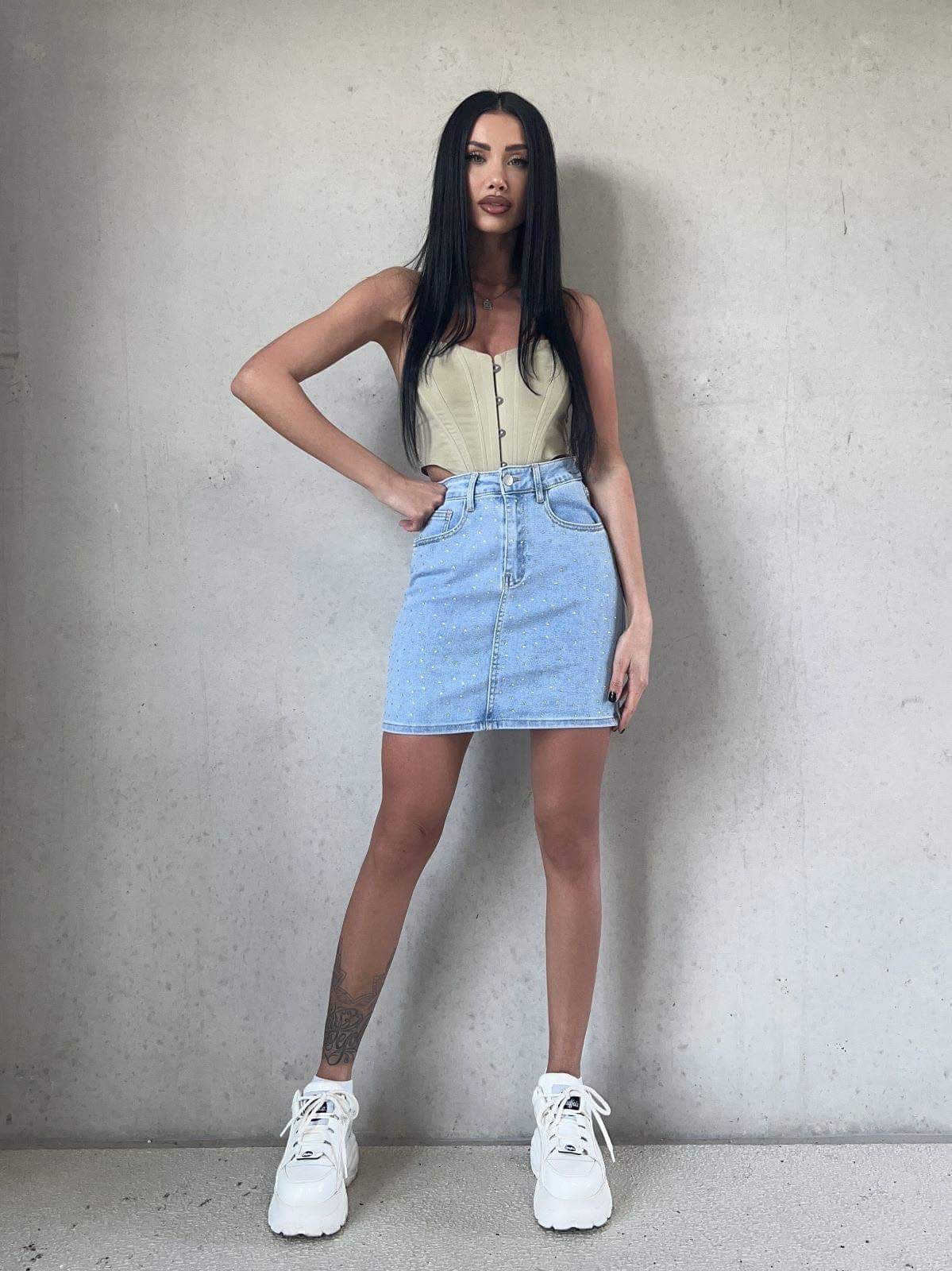 Chanett stone skirt 556