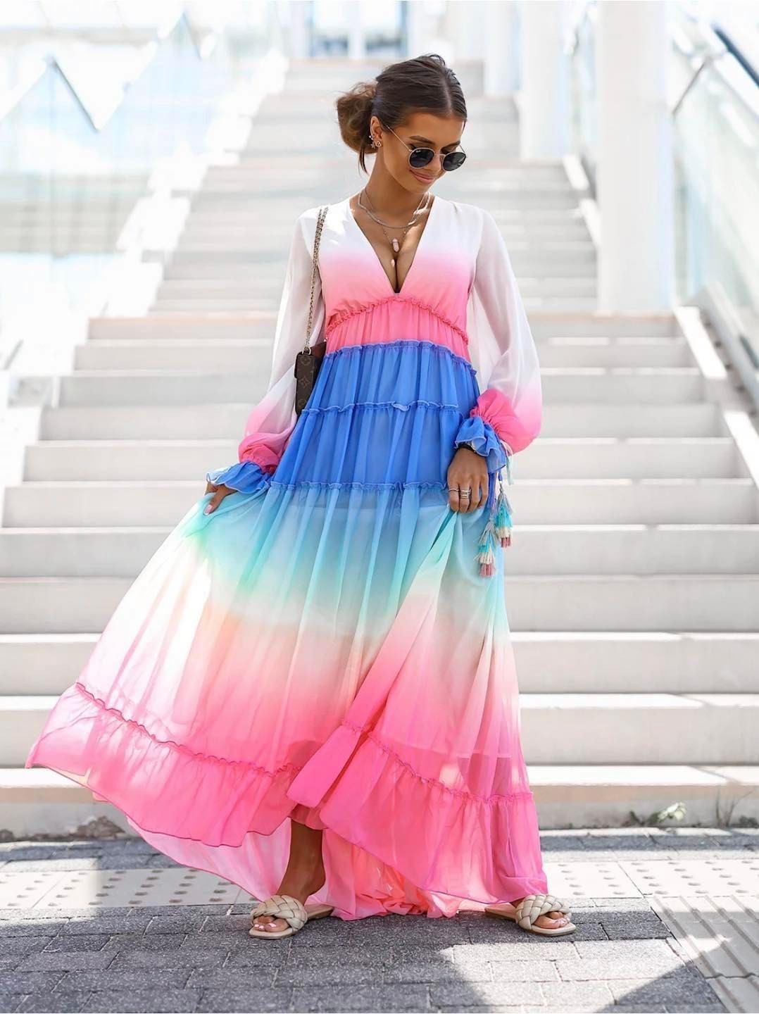 Deniza multi dress 502120 556