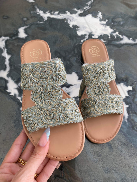 Donnia slippers green -333-213 556 12345