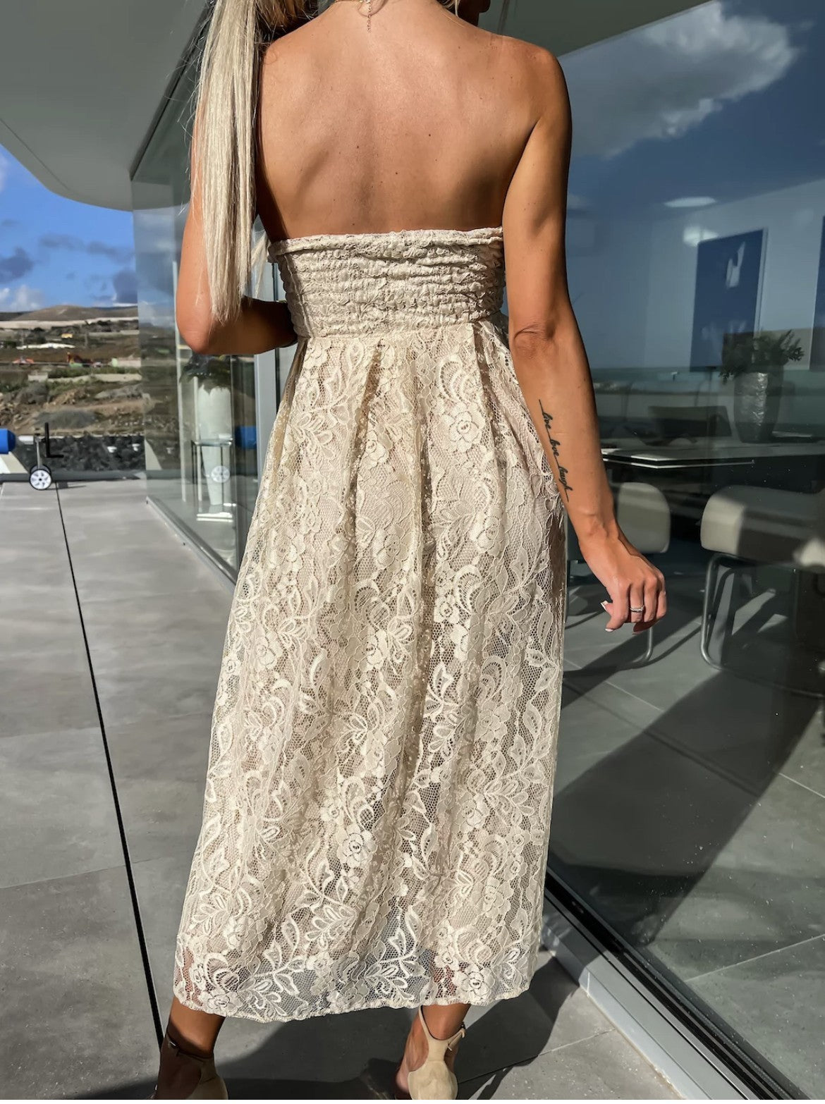 Dreamy nude dress R668 34567