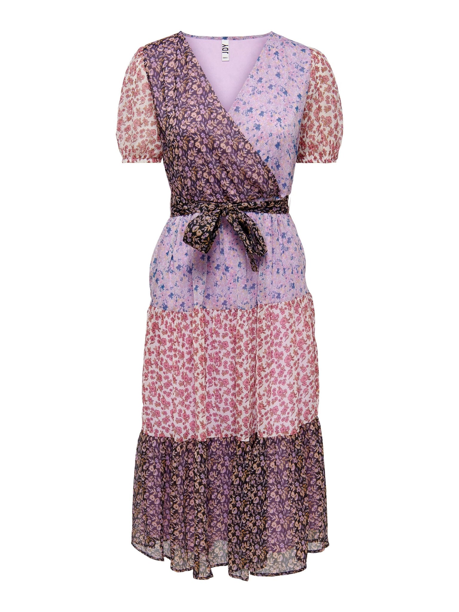 JDYCASSIE LIFE S/S MIDI DRESS WVN cloud dancer mix 556