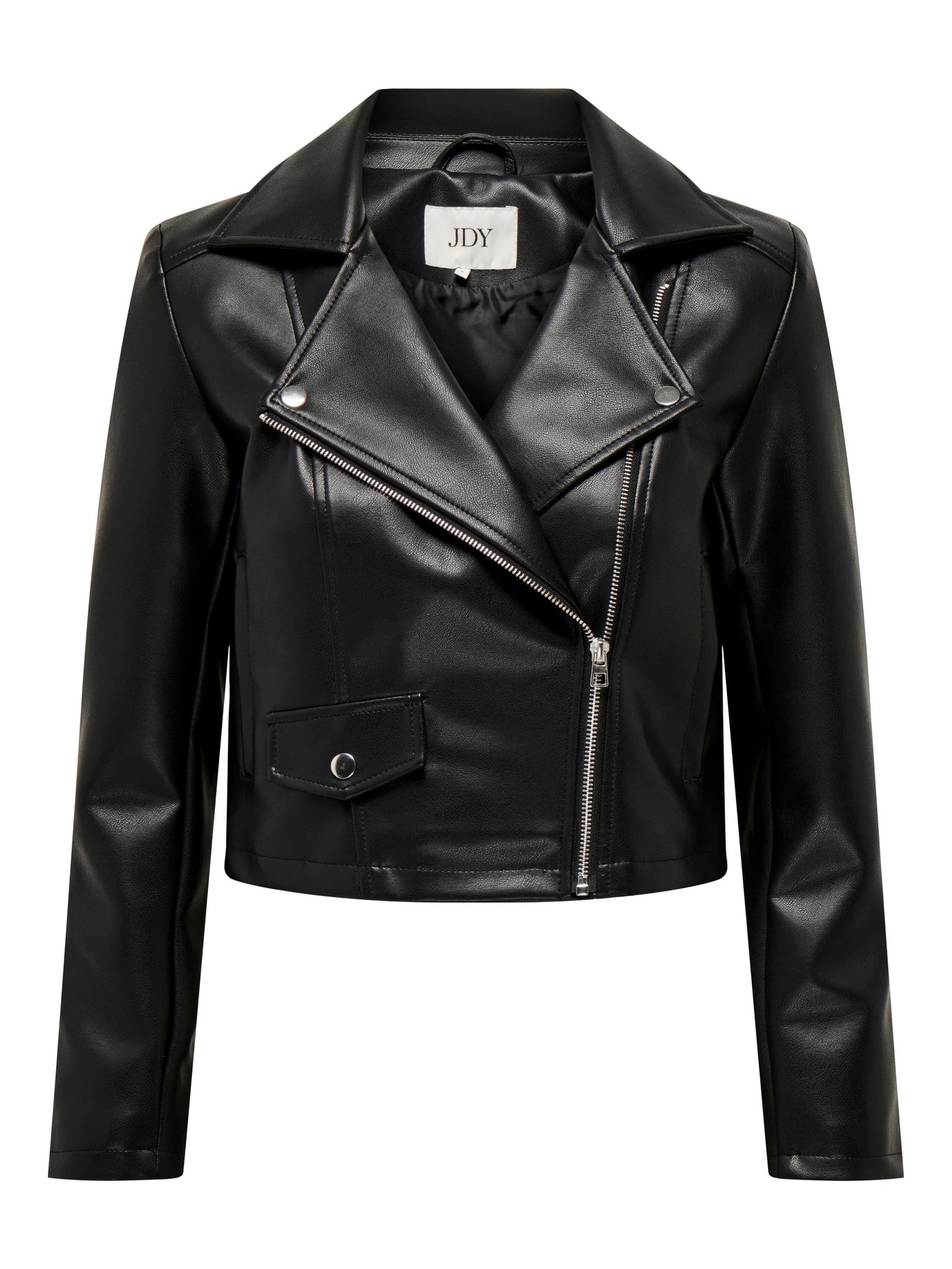 JDYETTA FAUX LEATHER JACKET OTW SIE black