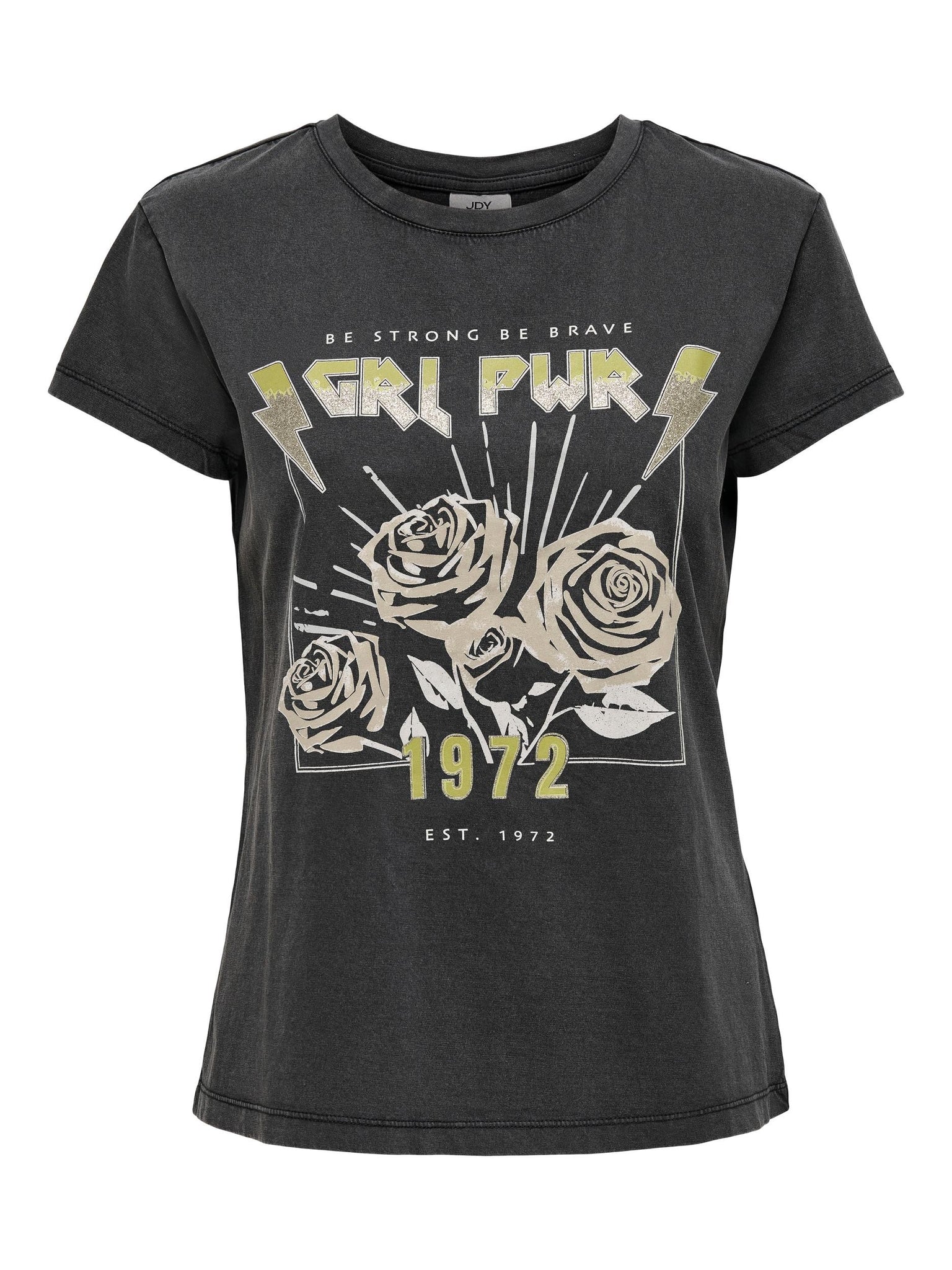 JDYFAROCK S/S PRINT TOP JRS girl power