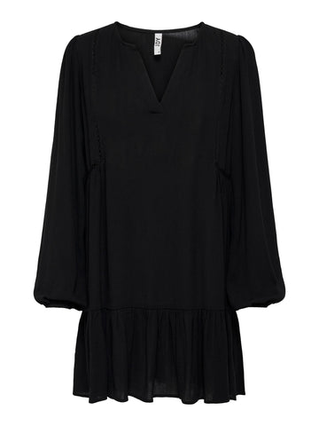 JDYLUCY L/S DRESS WVN black
