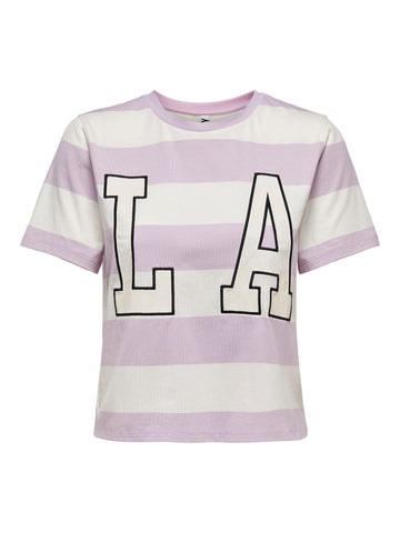 JDYPABLO S/S PRINT TOP JRS lavender 556