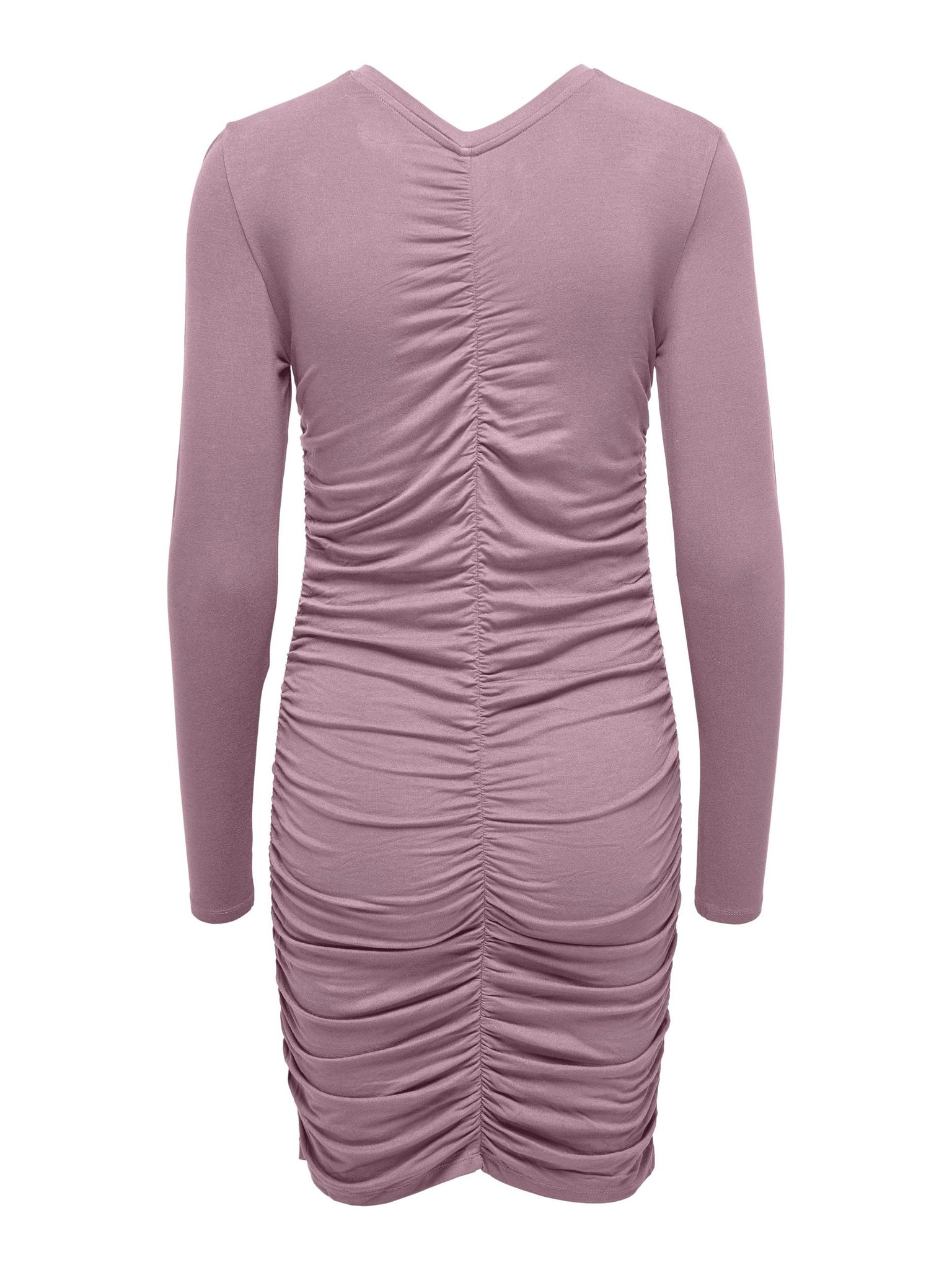 JDYSANDY L/S RUCHING DRESS JRS elderberry 556