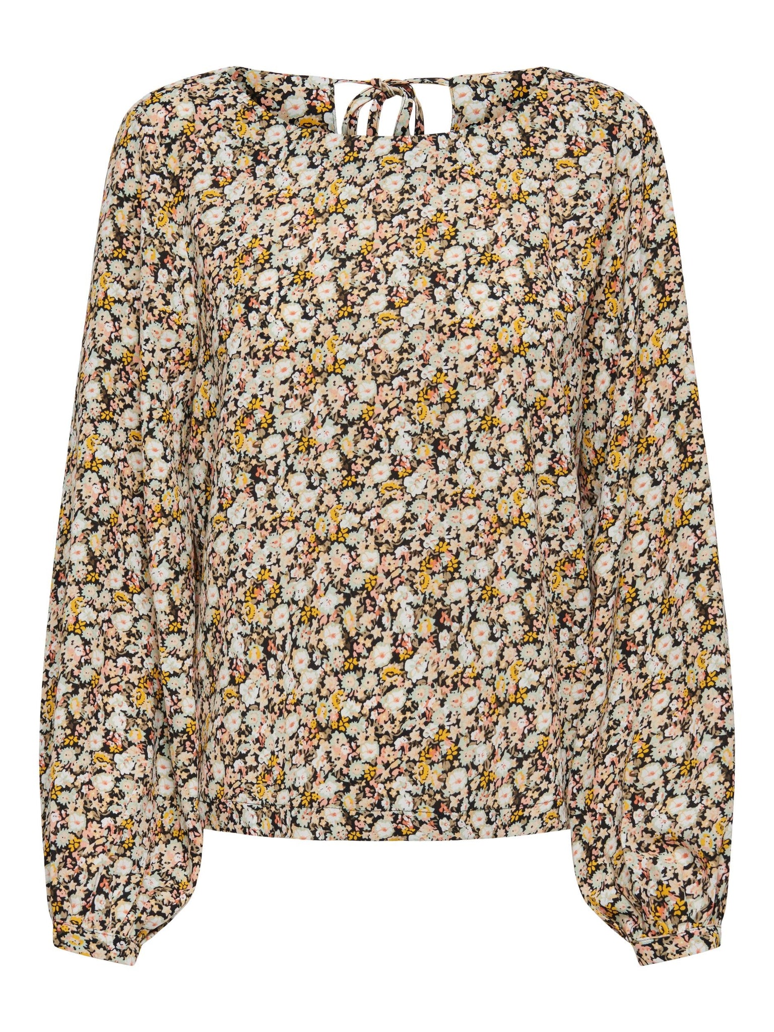 JDYSASHA L/S TOP WVNbblack/flower 556