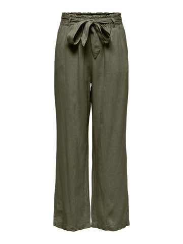 JDYSAY LINEN BELT PANT WVN kalamata