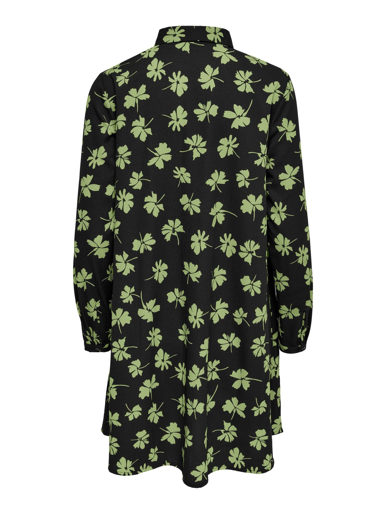 JDYSORO L/S ABIGAIL SHIRT DRESS WVN black/green 556