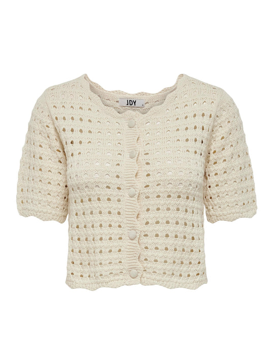 JDYTIKKA S/S CARDIGAN KNT birch