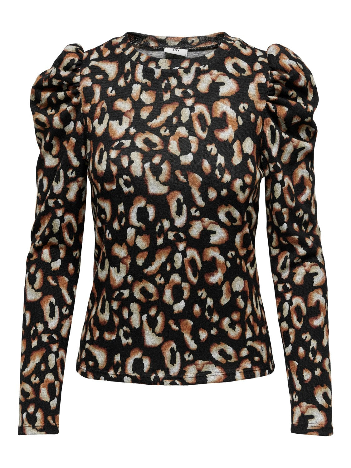 JDYTONSY L/S PUFF SLEEVE TOP JRS ATK black animal leo 556