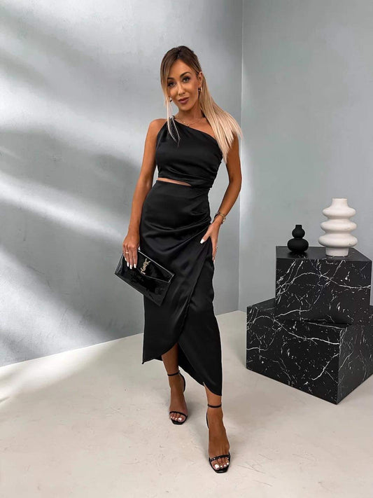 June dress Black -8680 556