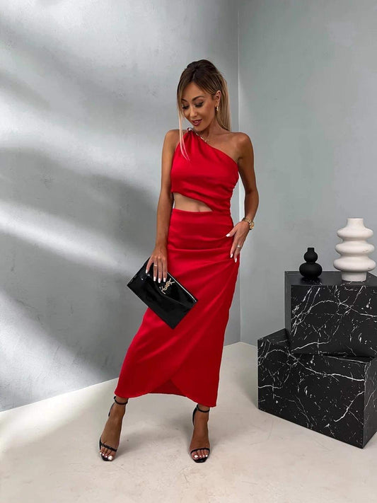 June dress red -8680 556 34567
