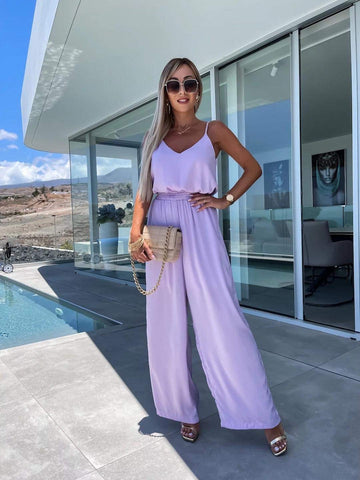 Kanz jumpsuit purple -16289