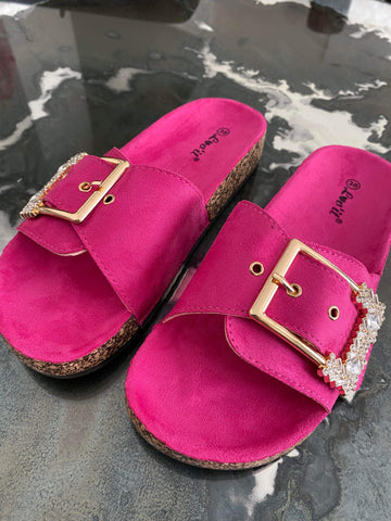 Lejla slippers pink -FB-267