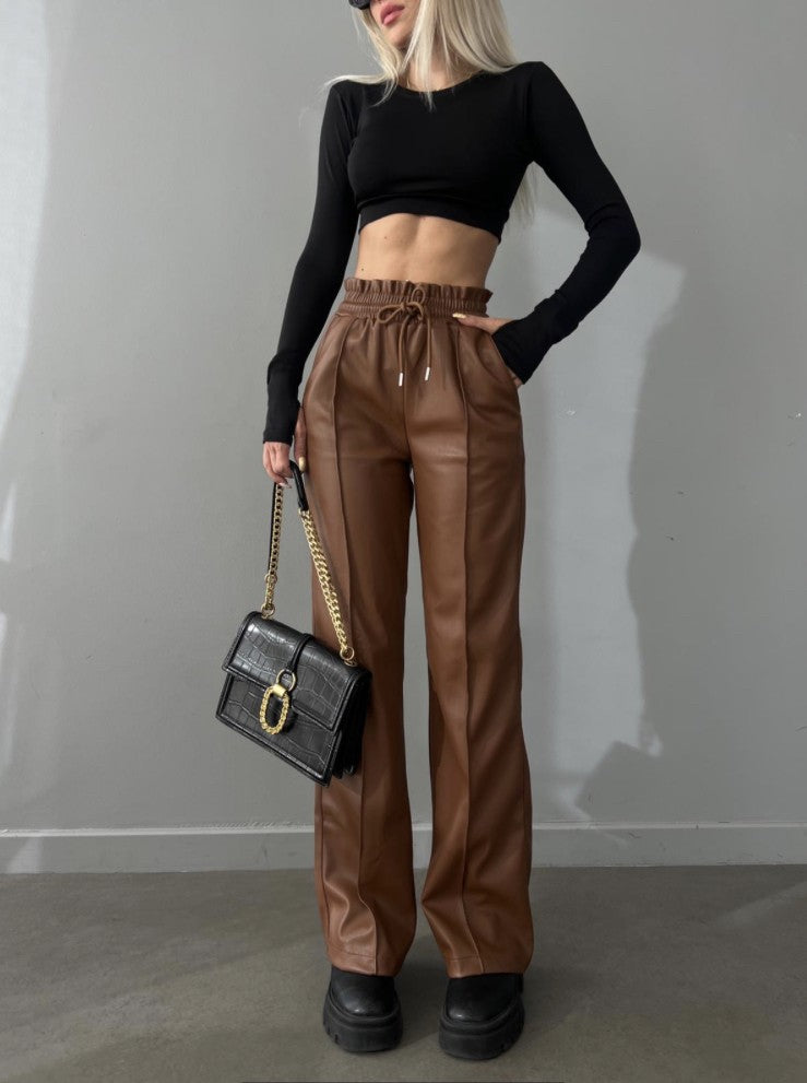 Linetta pants Brown -10213