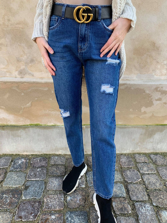 mara mom jeans rib -1968