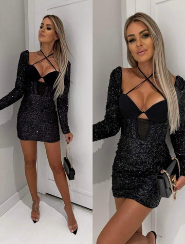 Marisaa dress Black 1083