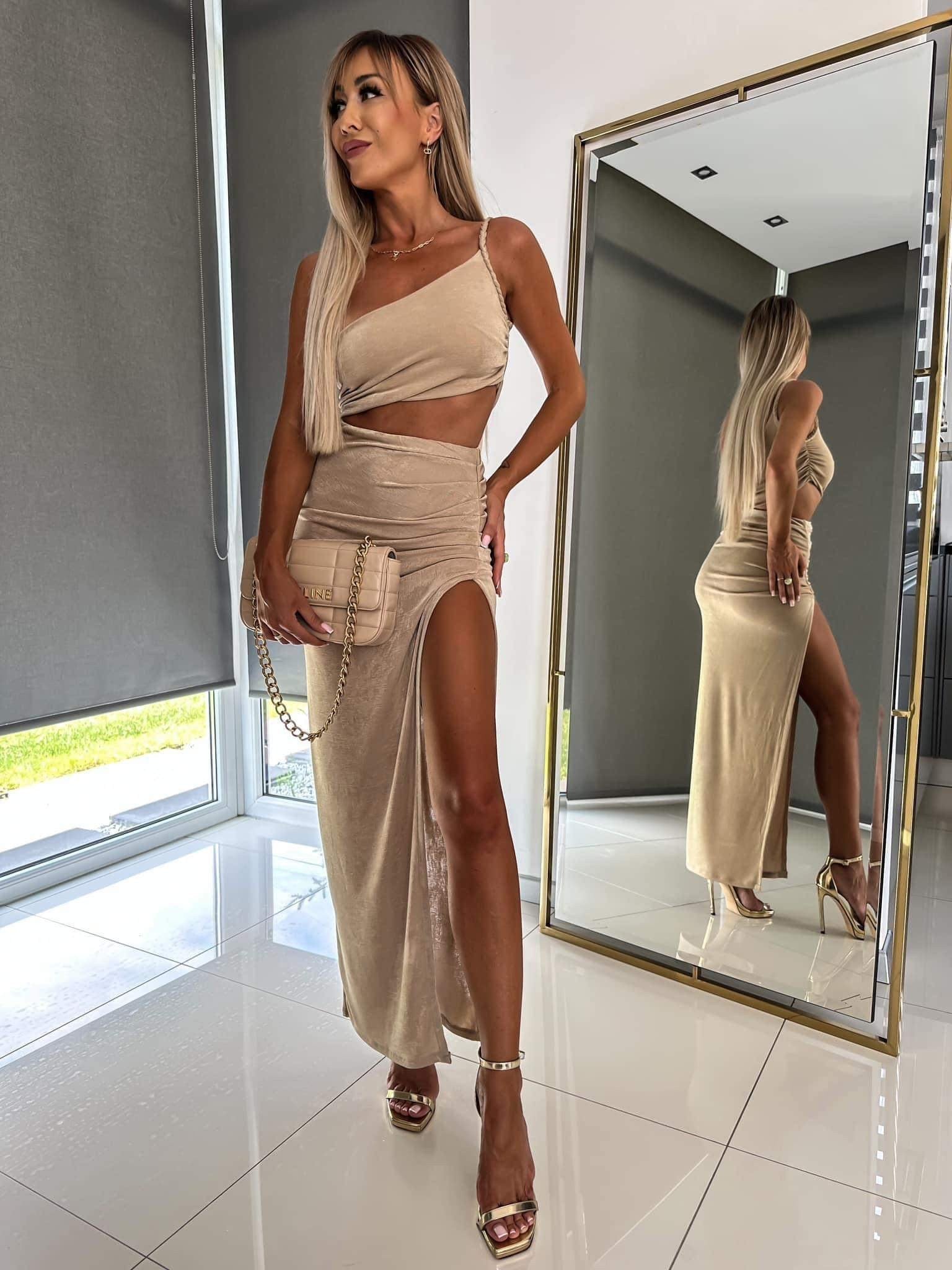 Mownty dress beige