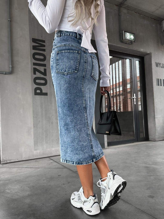 Nasja denim skirt blue zH948