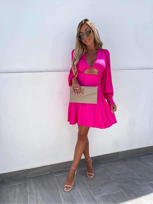 Orelia dress pink 556