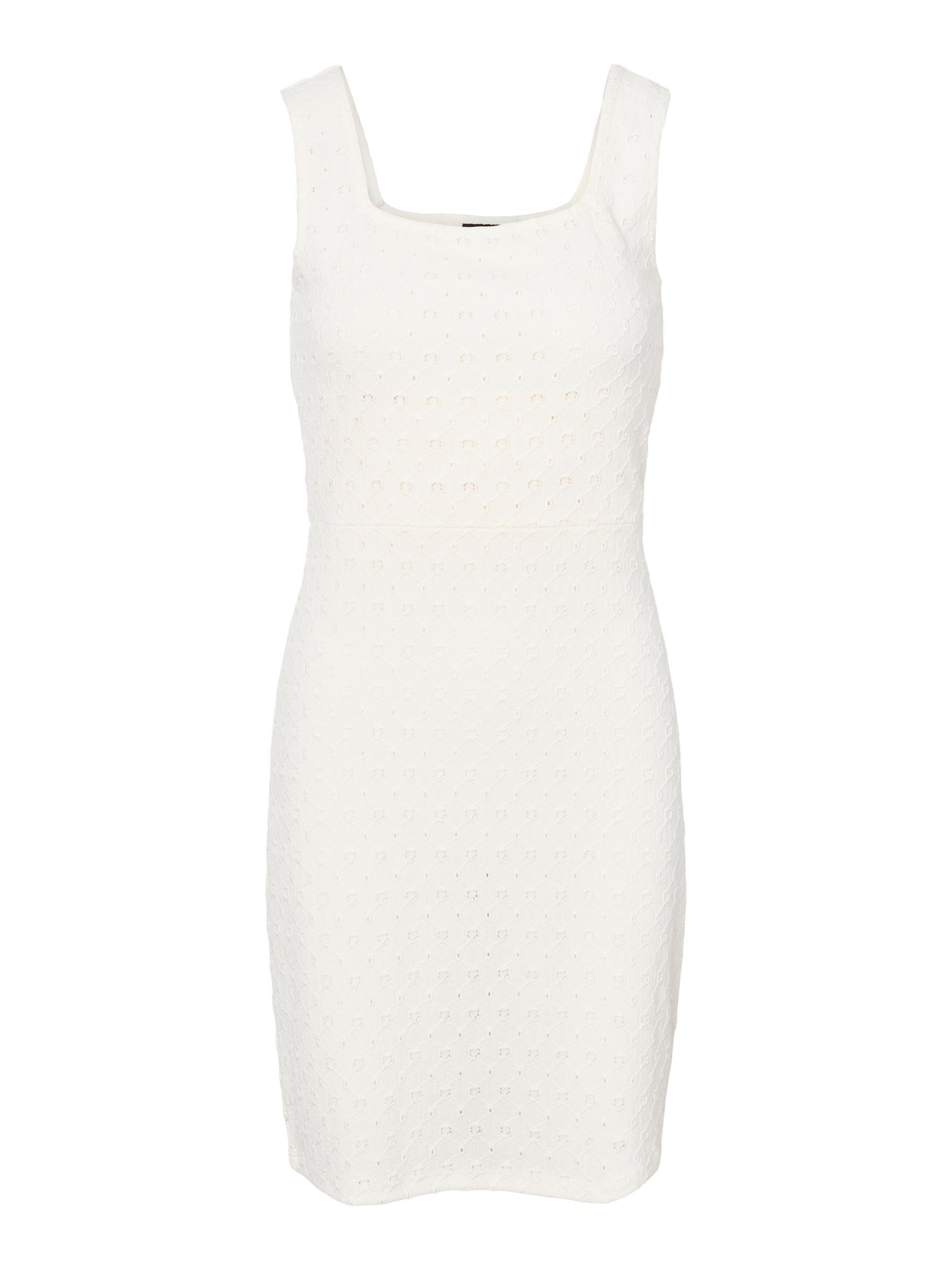 PCABBY STRAP DRESS D2D cloud dancer 556