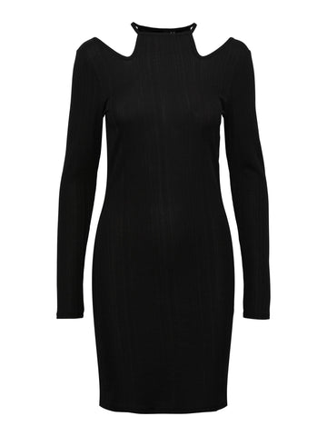 PCCORINA LS MINI DRESS KAC black 556