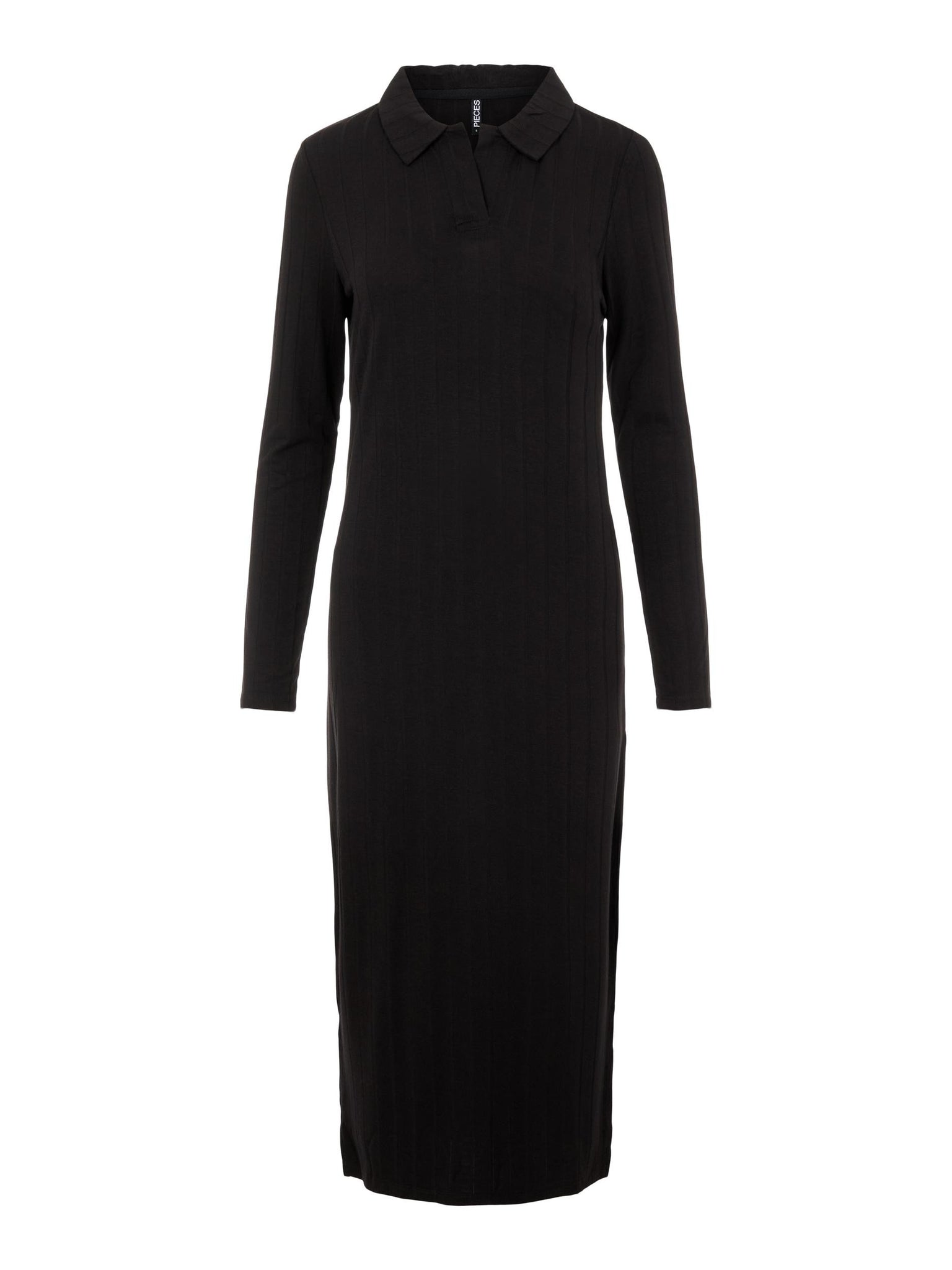 PCFEMKE LS MIDI DRESS BC black 556
