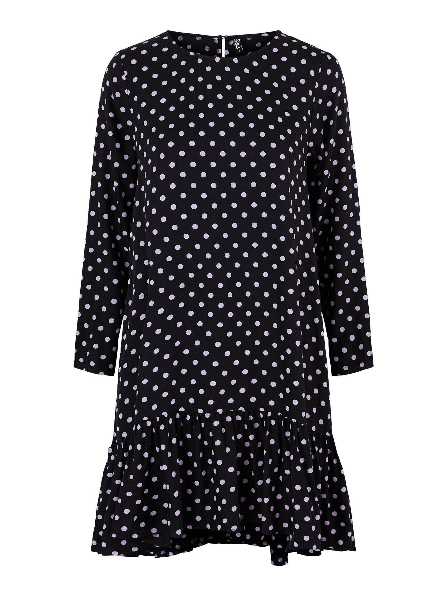 PCHENRIETTA 7/8 O-NECK DRESS BC black 556