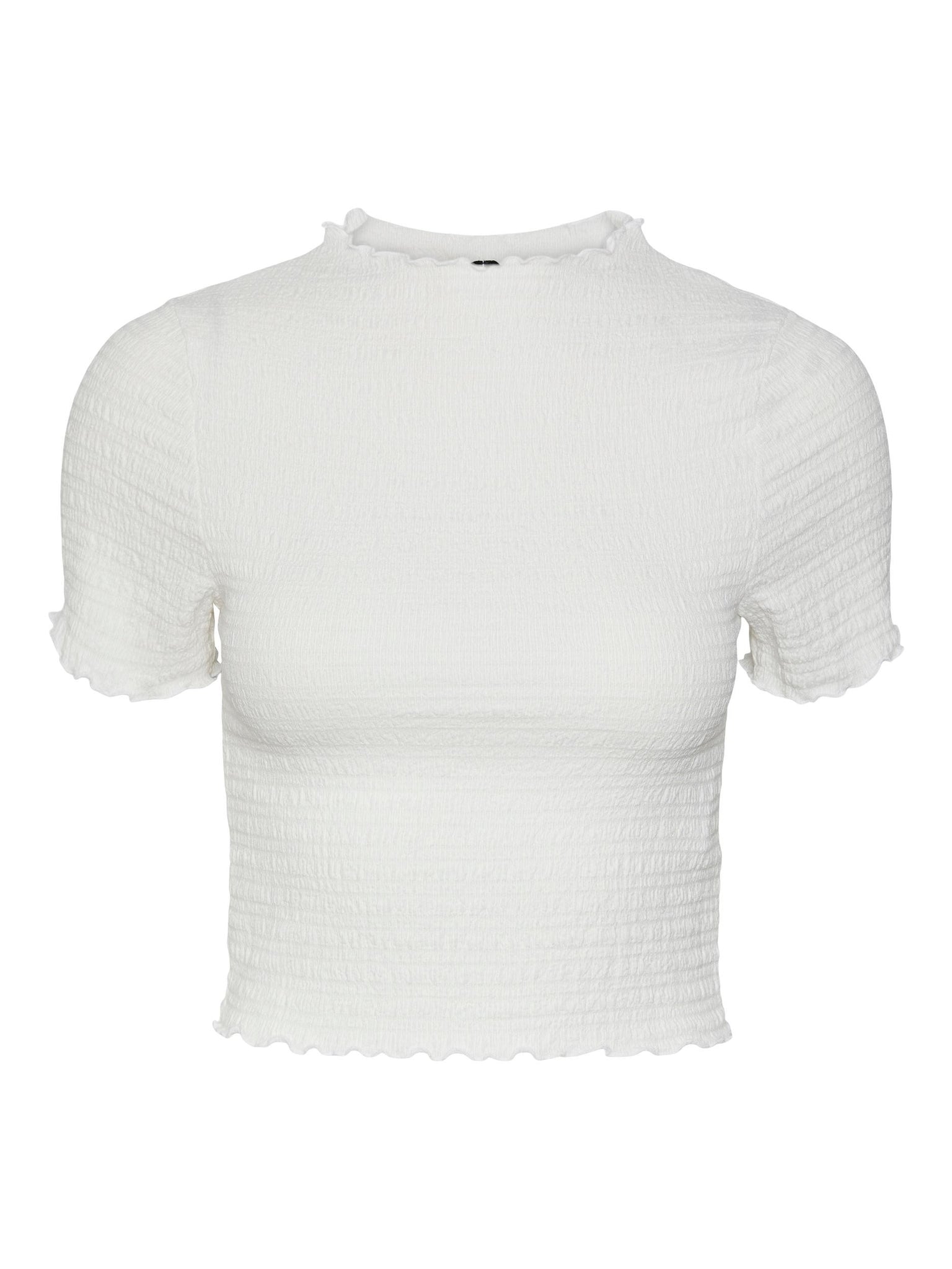 PCJILLY SS SMOCK TOP D2D PB bright white 556