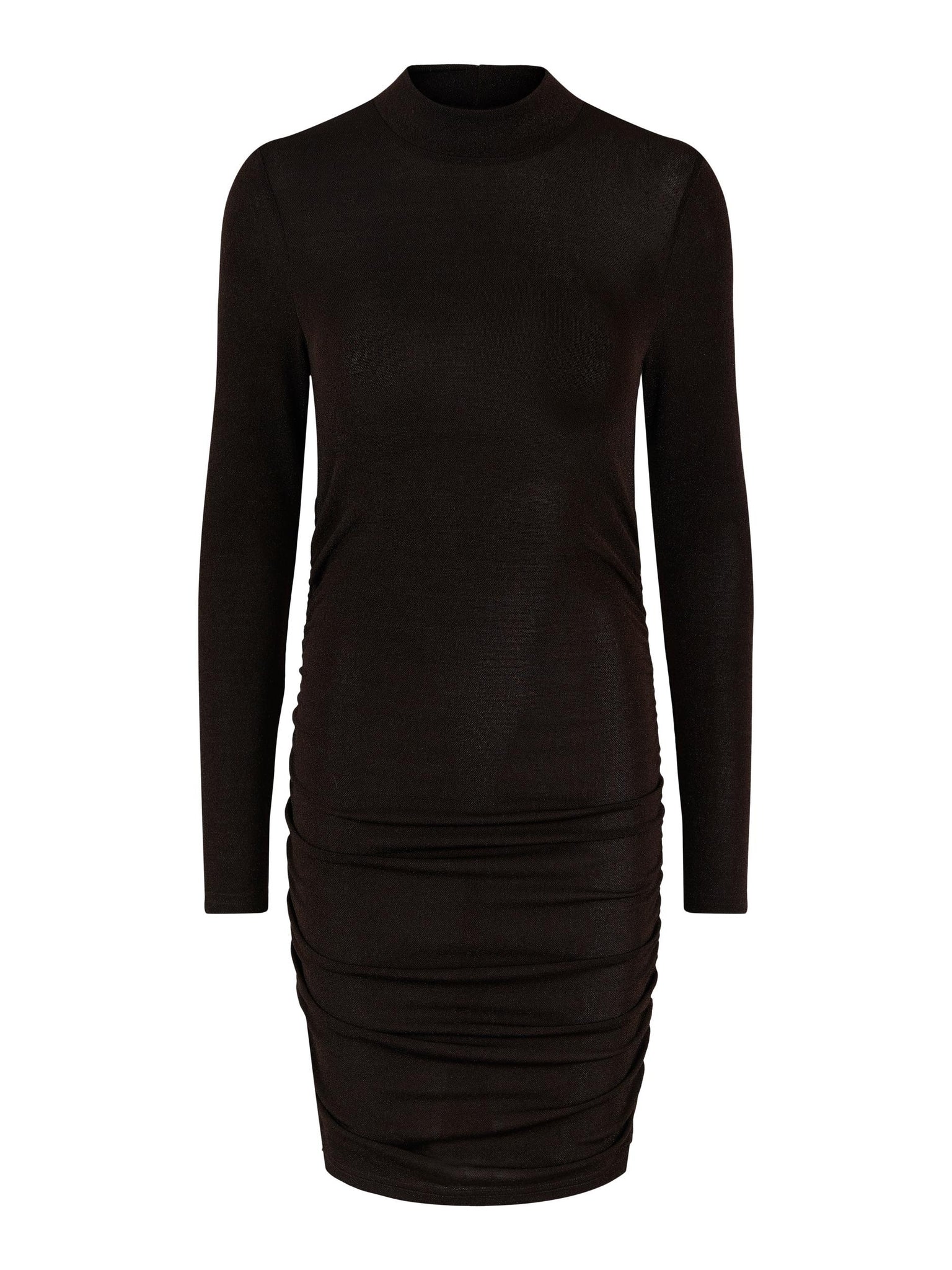 PCKELLY LS DRESS chocolate plum