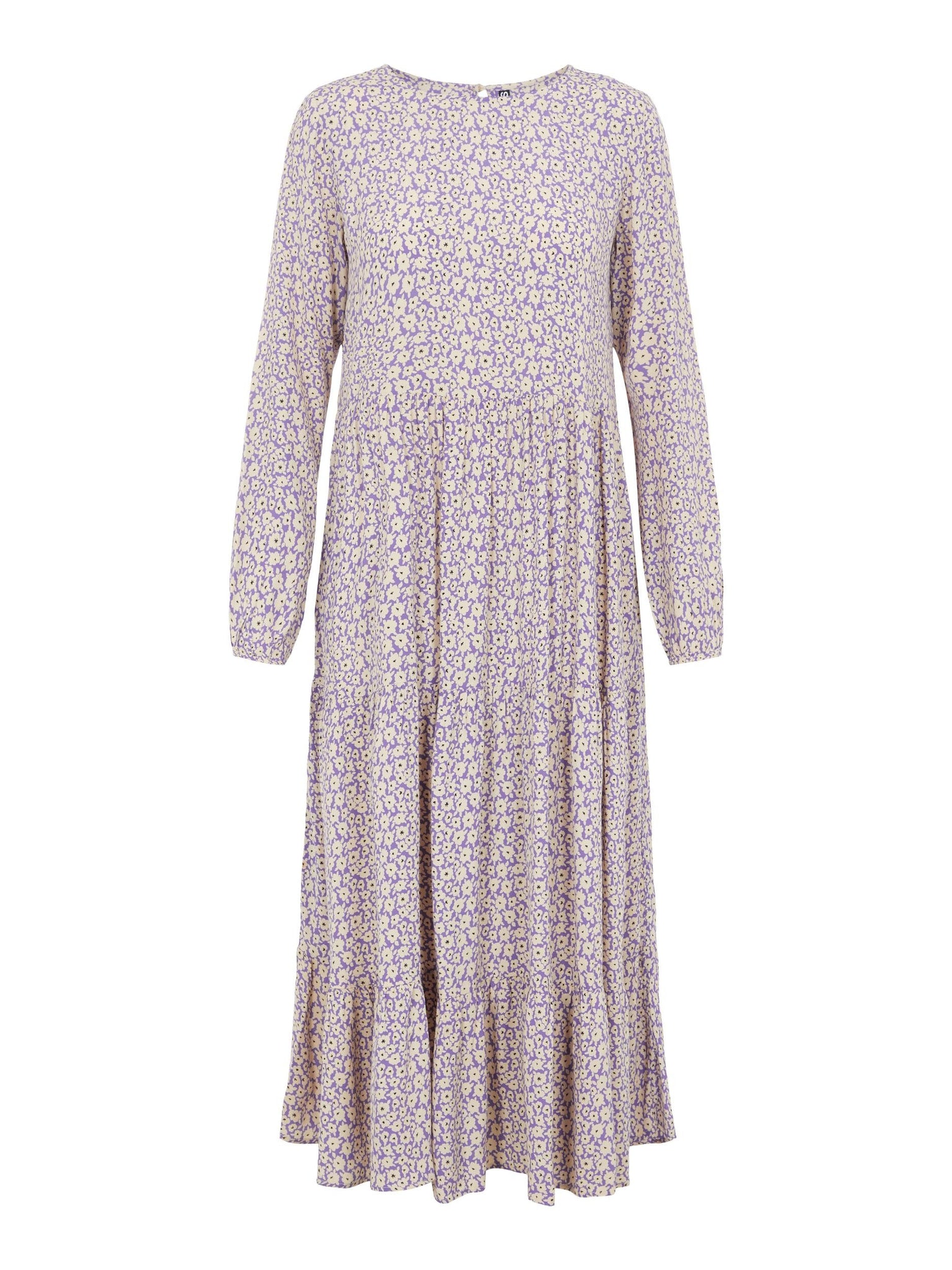 pclouisa ls midi dress dahlia purple 556