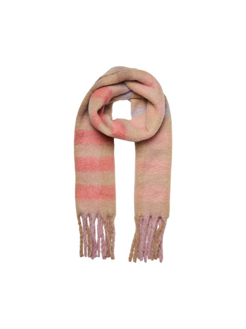 PCNADAH LONG SCARF BC rose cloud