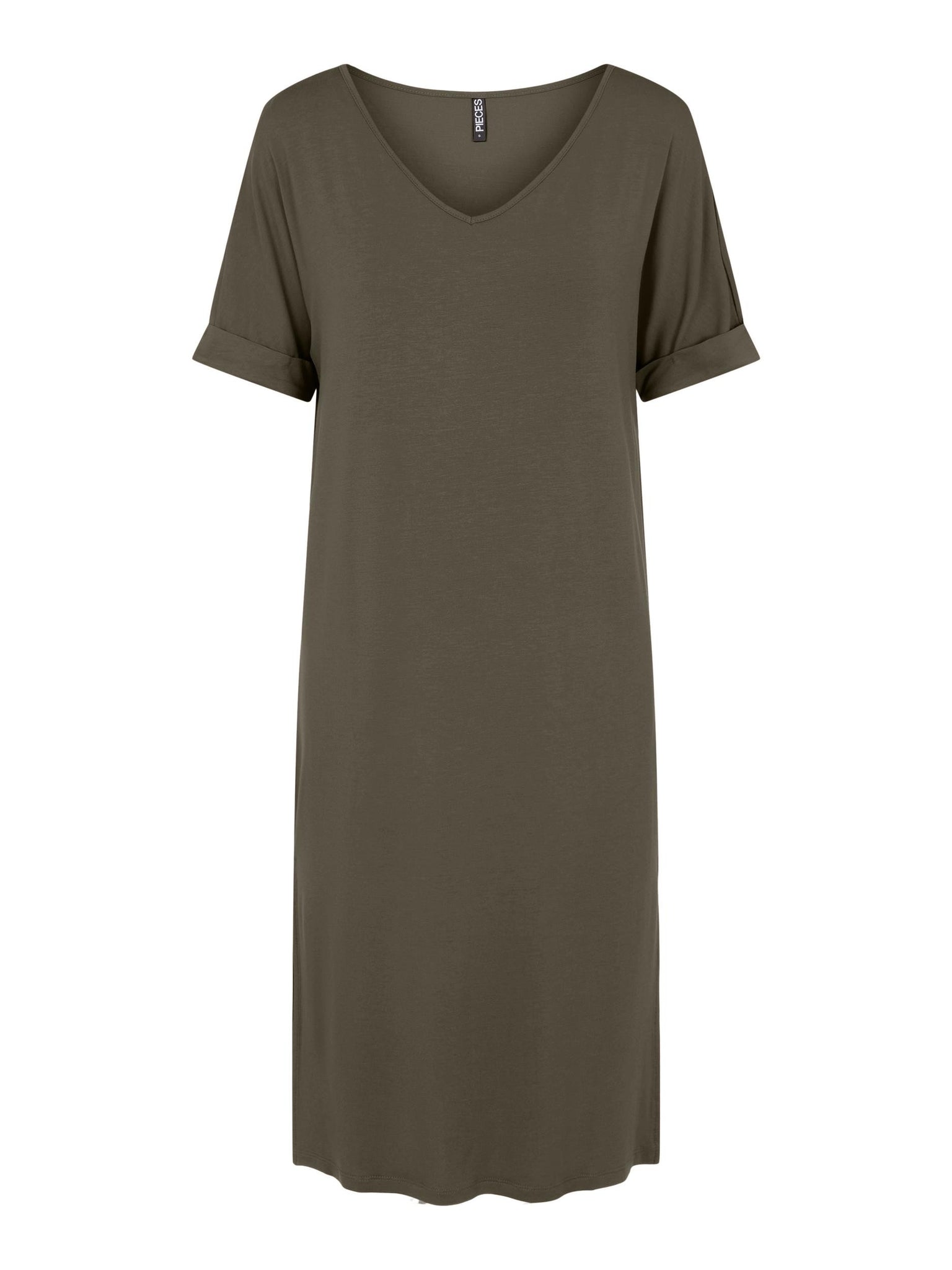 PCNEORA SS FOLD UP DRESS SA BC grape leaf 556
