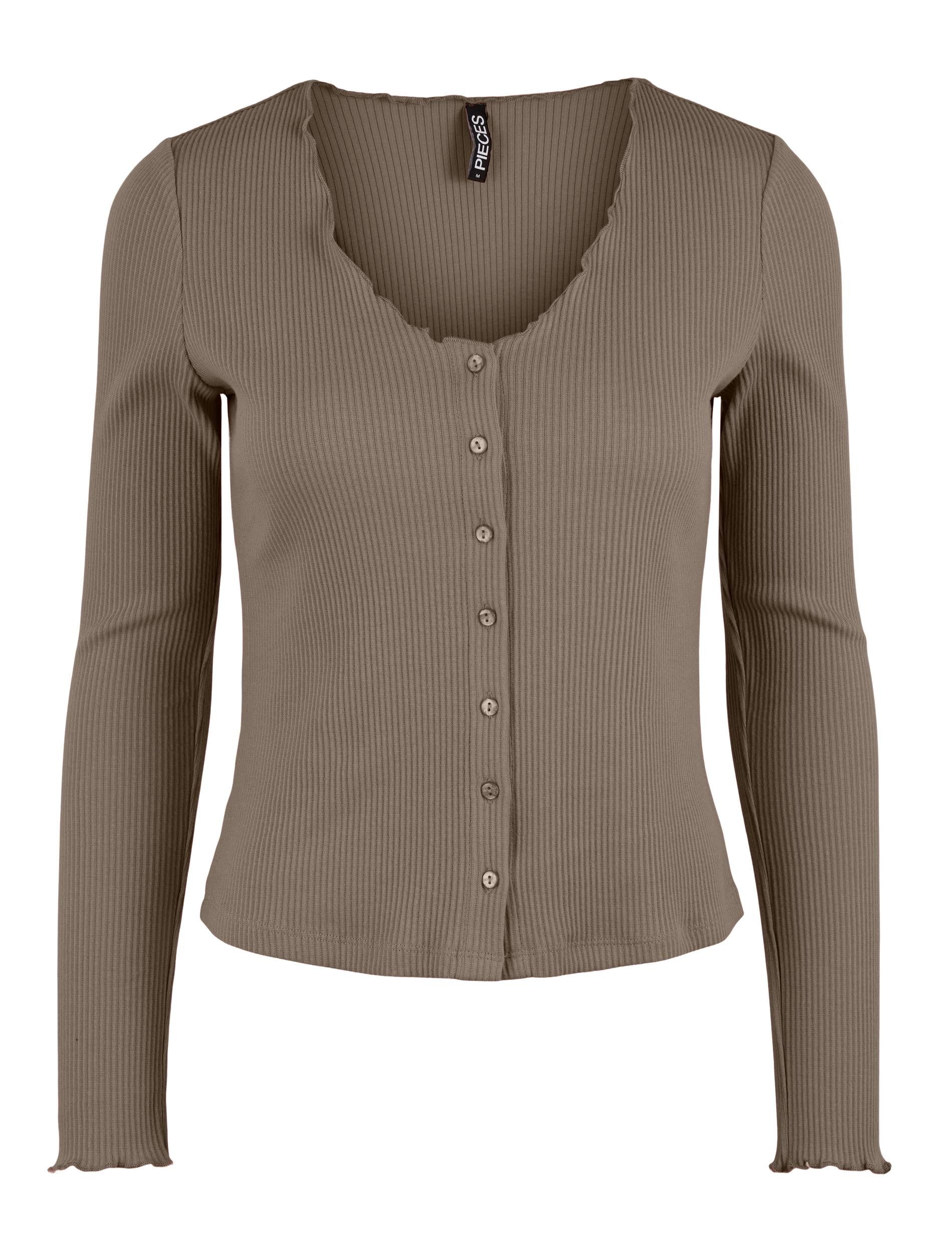 Pieces PCELLEN SHORT CARDIGAN - Vest - black/zwart Pieces PCELLEN SHORT CARDIGAN - Vest - black/zwart