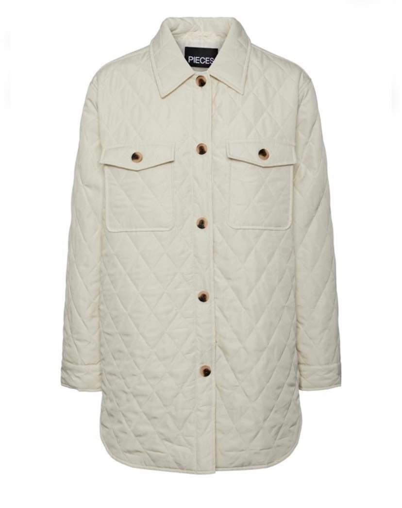 Pctaylor jacket whitegap Grey