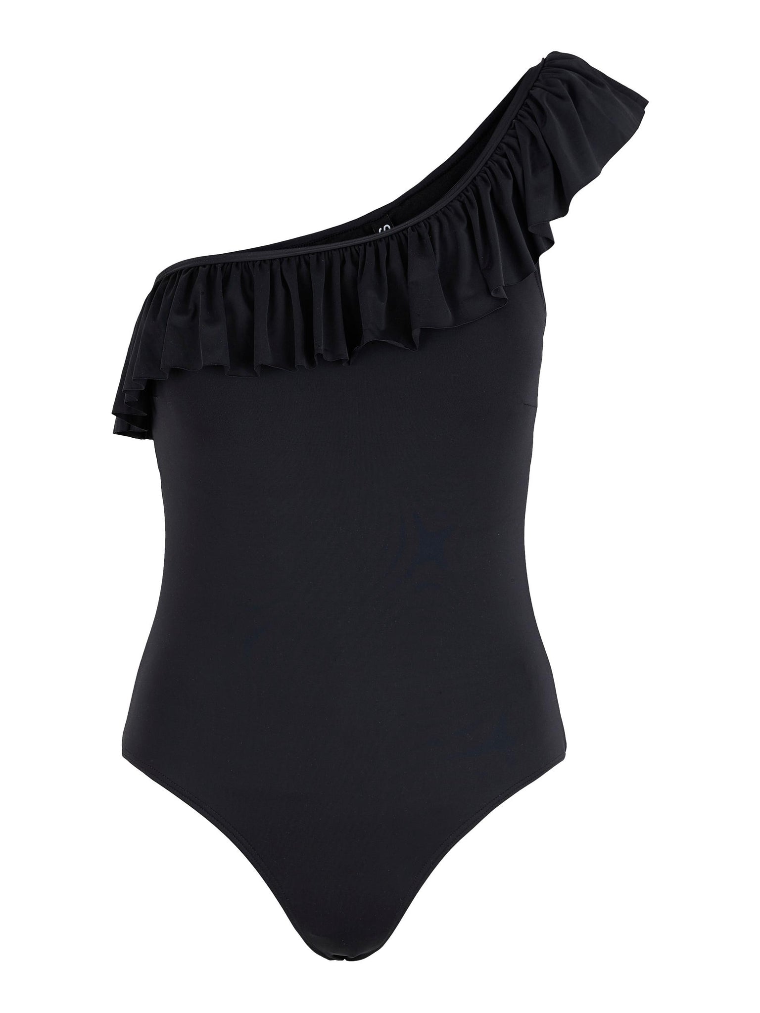 PCVADA ONE SHOULDER SWIMSUIT SWW black