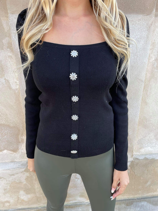 Sawa simili sweat Black 556