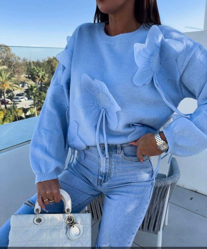 Susana sweat blue -AM231 5432
