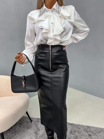 Veranda Black skirt -9176 556