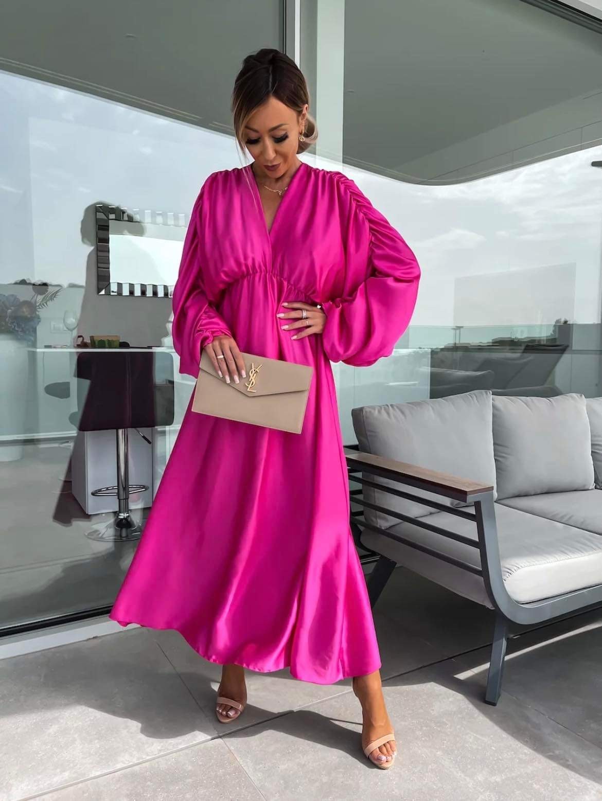 Vittel dress pink -26998 556