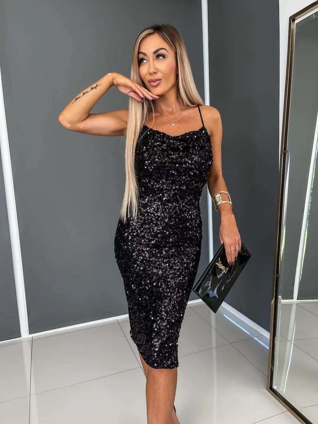 Zabbin dress Black -L1359 34567 556